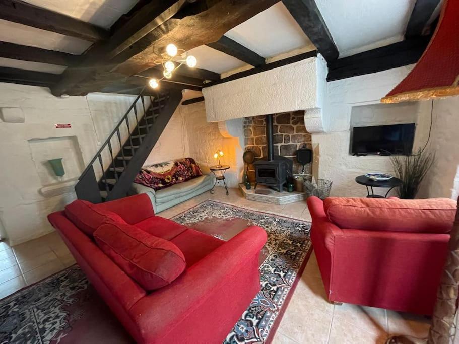 Le Petit Fleur - The Little Flower, Cosy Cottage Saint-Michel-de-Montjoie Luaran gambar
